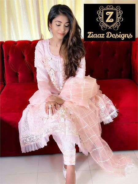 Ziaaz Designs Noor Pink vol 2